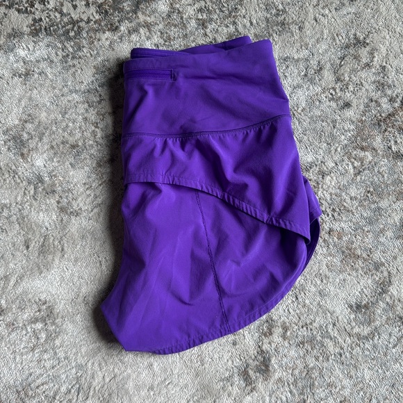 LULULEMON: Speed Up high-rise short, size 8, purple - Picture 2 of 7
